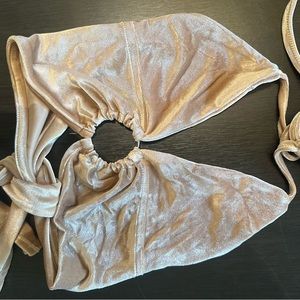 Backless camisole halter top